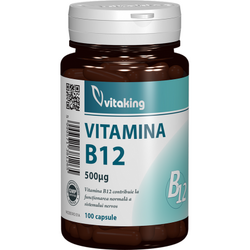 Vitamina B12 (cianocobalamina) 500 mcg - 100 capsule