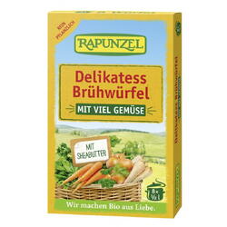 Cuburi de supa de legume delikatess 8buc bio Rapunzel, 88g