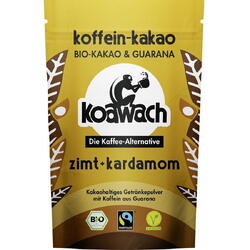 Cacao cu guarana, scortisoara si cardamom bio Koawach, 100g