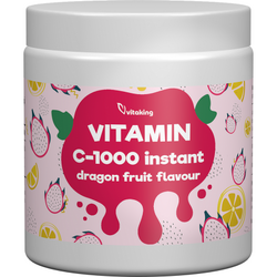 Pulbere instant de vitamina C cu bioflavonoide din citrice cu aromă de fructul dragonului - 400 g