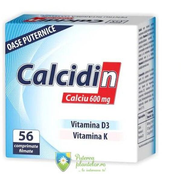 Zdrovit Calcidin 600mg 56 comprimate