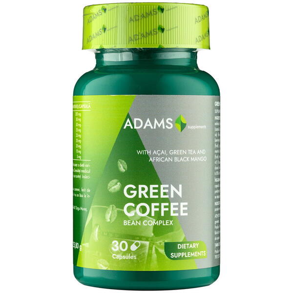 Adams Vision Green Coffee Bean Complex (cafea verde) 30 capsule