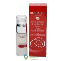 Herbagen Crema Contur Ochi cu Extract din Melc 30 ml