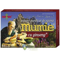 Damar General Mumie Extract de rasina cu Ginseng 60 tablete