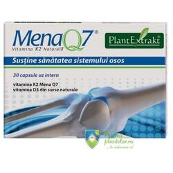 PlantExtrakt Mena Q7 Vitamina K2 naturala 30 capsule