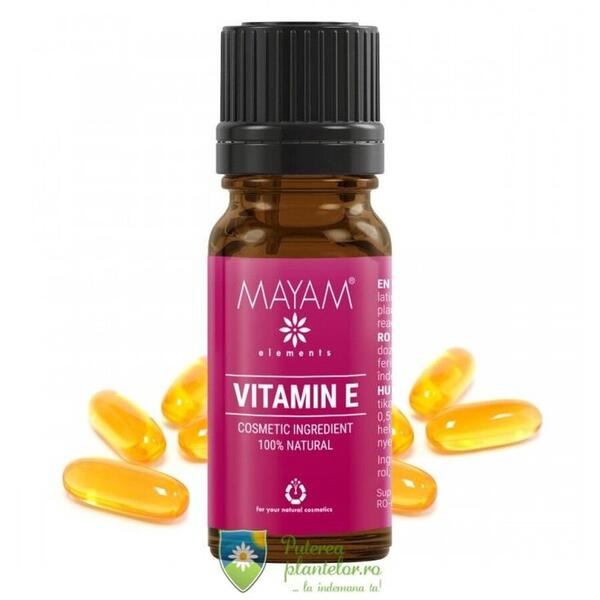Mayam-Ellemental Vitamina E naturala uz cosmetic 10 ml