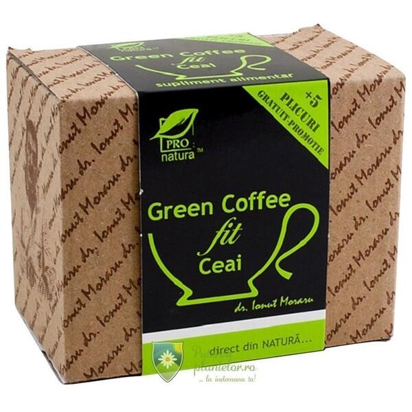 Medica Green Coffee Fit ceai (cafea verde) 25 doze