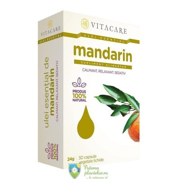 Vitacare Ulei esential de Mandarin 30 capsule