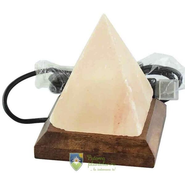 Monte Lampa de sare de Himalaya Piramida USB 0,5 kg