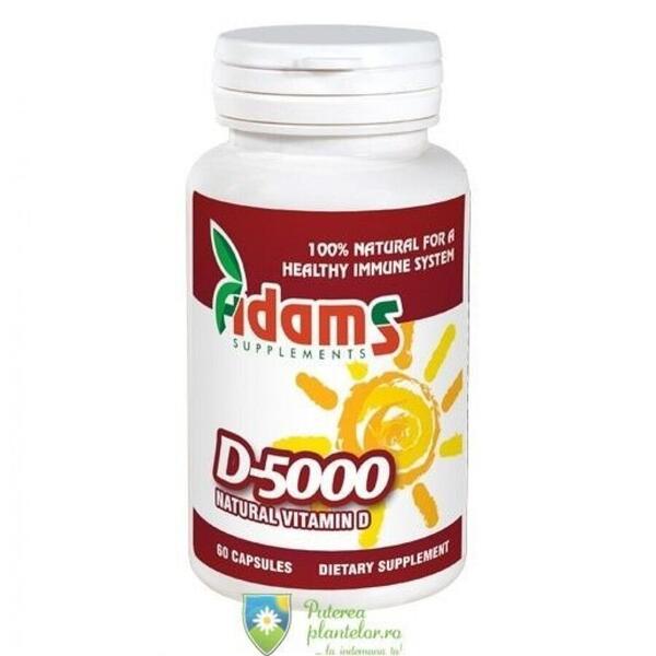 Adams Vision Vitamina D3 5000UI 60 tablete