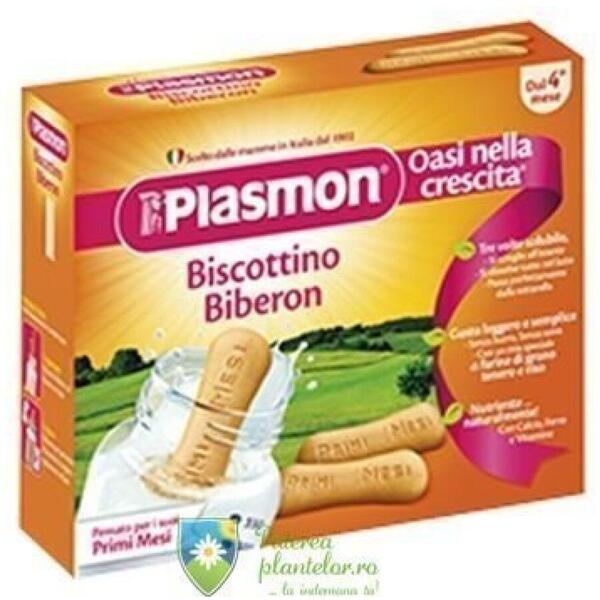 Plasmon Biscuiti intregi biberon de la 4 luni cu gluten 320 gr