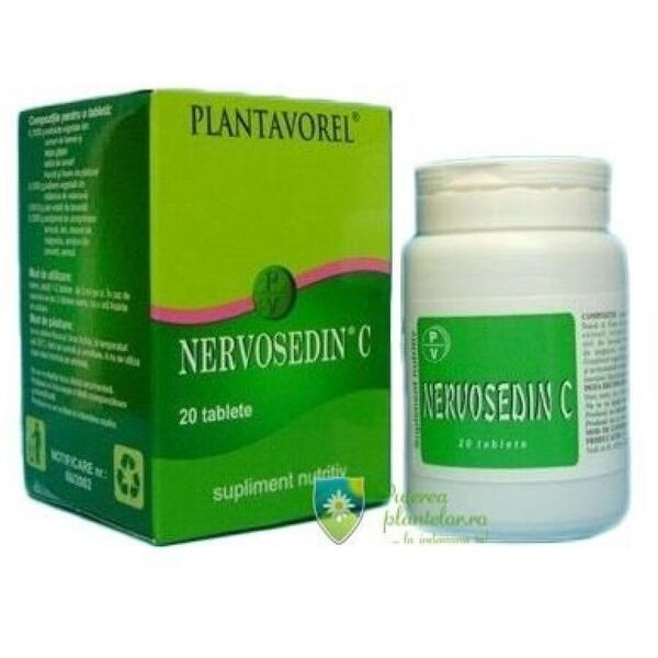 Plantavorel Nervosedin 20 tablete