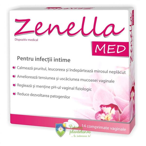 Zdrovit Zenella Med 14 comprimate vaginale
