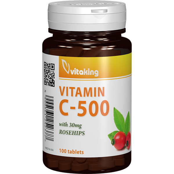 Vitaking Vitamina C 500mg cu macese 100 comprimate