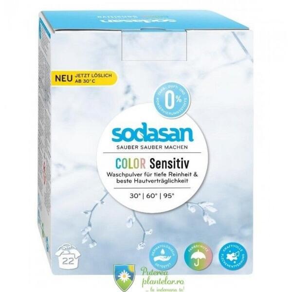 Sodasan Detergent bio rufe color Sensitiv 1010 gr