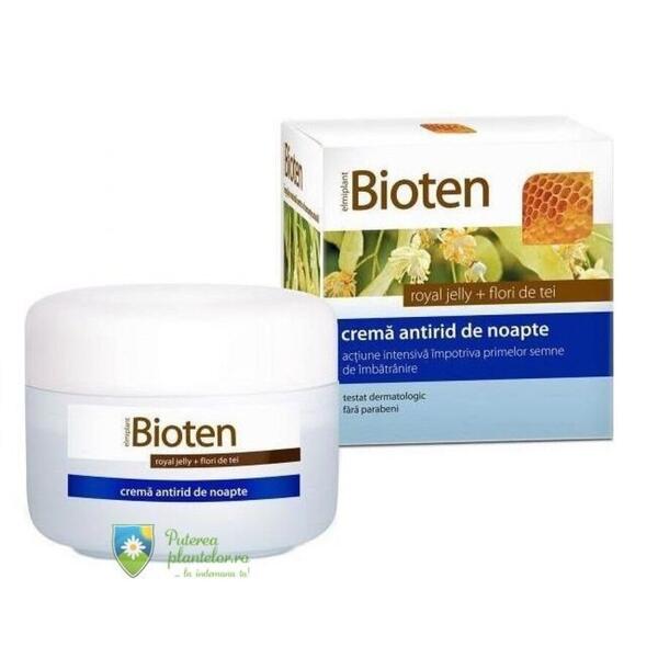 Elmiplant Bioten Crema antirid noapte 50 ml