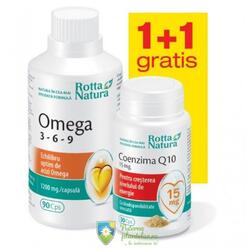 Rotta Natura Omega 3 6 9 90 cps + Coezima Q10 15 mg 30 cps