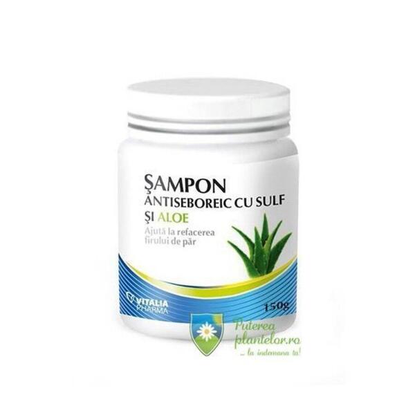 Vitalia Pharma Sampon antiseboreic cu sulf si aloe 150 gr