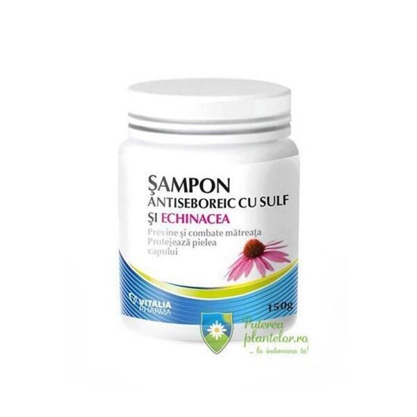 Vitalia Pharma Sampon antiseboreic cu sulf si echinacea 150 gr