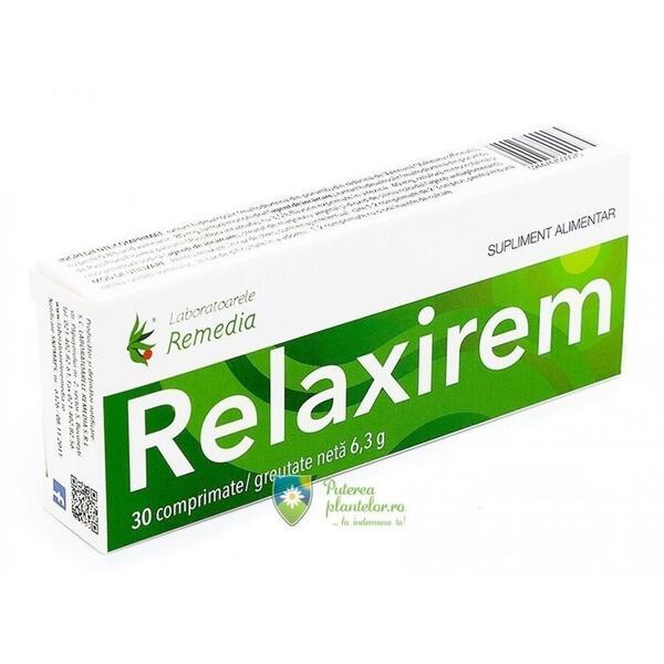 Remedia Relaxirem 30 comprimate