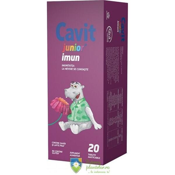 Biofarm Cavit Junior Imun 20 tablete masticabile