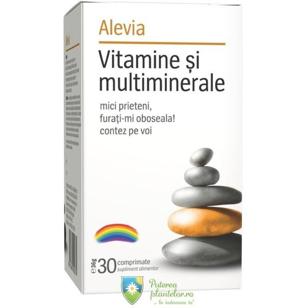 Alevia Vitamine si Multiminerale Adulti 30 comprimate