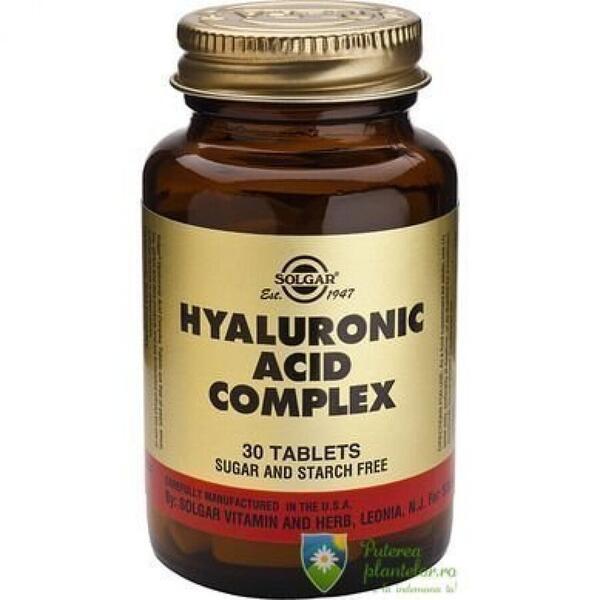 Solgar Acid hialuronic complex 120mg 30 tablete