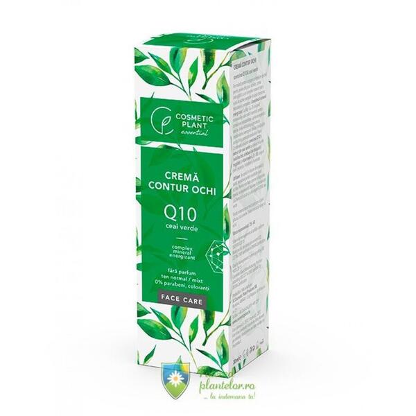 Cosmetic Plant Crema contur ochi Q10 si ceai verde 30 ml