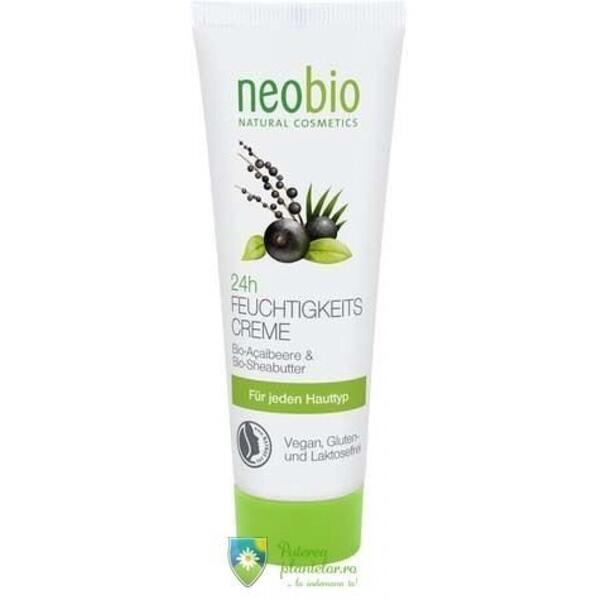 Neobio Crema hidratanta 24h cu aloe vera 50 ml