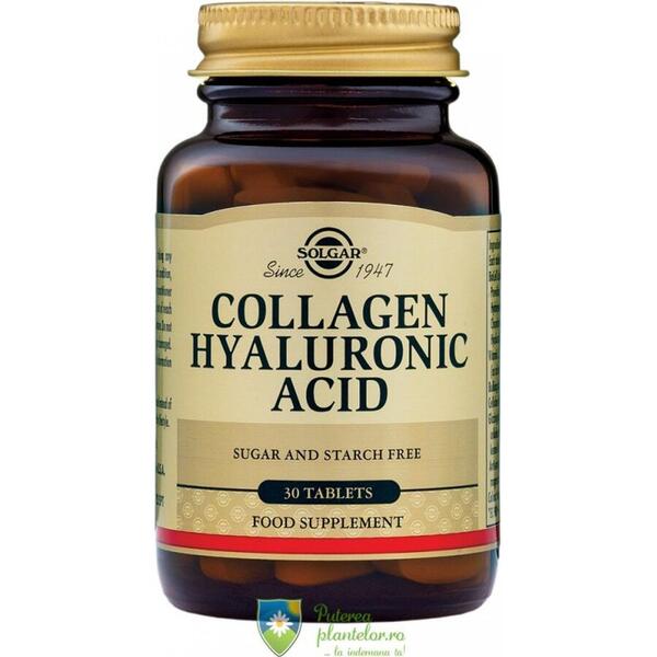 Solgar Collagen Hyaluronic Acid 120mg 30 tablete