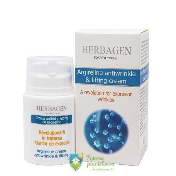 Herbagen Crema antirid si lifting cu Argireline 50 gr