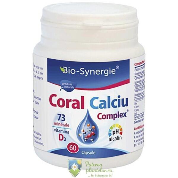 Bio Synergie Calciu coral complex 60 capsule