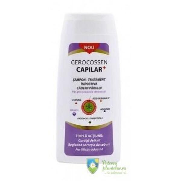 Gerocossen Capilar+ Sampon impotriva caderii parului Par gras 275 ml