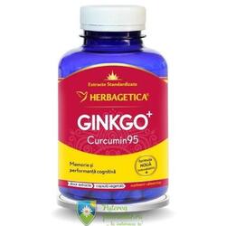 Herbagetica Ginkgo+ Curcumin95 120 capsule