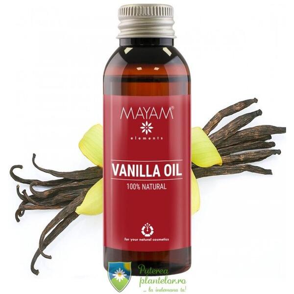 Mayam-Ellemental Ulei de Vanilie 50 ml