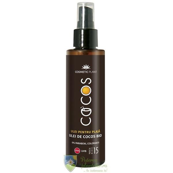 Cosmetic Plant Ulei plaja Cocos SPF15 cu ulei de cocos 150 ml