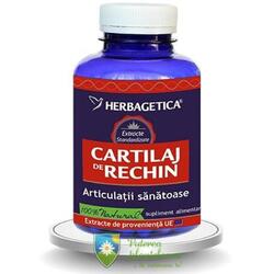 Herbagetica Cartilaj de Rechin 500mg 120 capsule