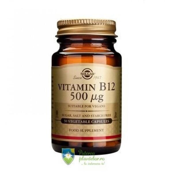 Solgar Vitamina B12 500mcg 50 capsule