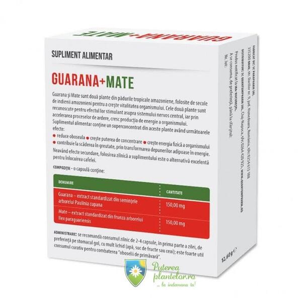 Parapharm Guarana + Mate 30 capsule 1+1 Gratis