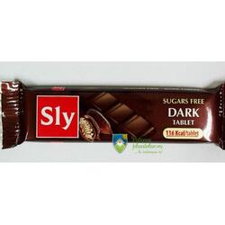 Sly Diet Tableta ciocolata amaruie fara zahar 25 gr