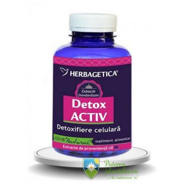 Herbagetica Detox Activ 120 capsule