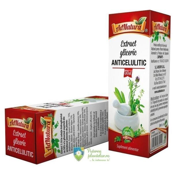 Adserv Anticelulitic Extract Gliceric 50 ml