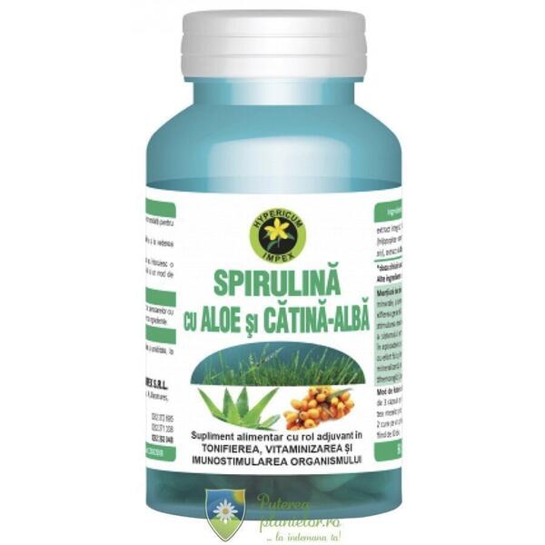 Hypericum Spirulina cu Catina si Aloe 60 capsule