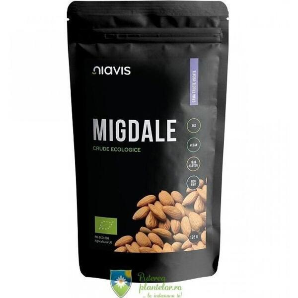 Niavis Migdale crude Ecologice/Bio 125 gr