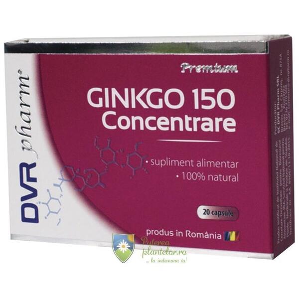 Dvr Pharm Ginkgo 150 Concentrare 20 capsule