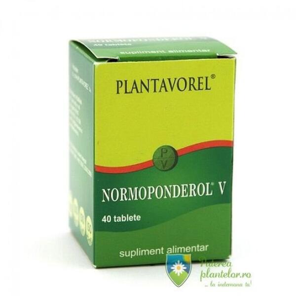 Plantavorel Normoponderol V 40 tablete