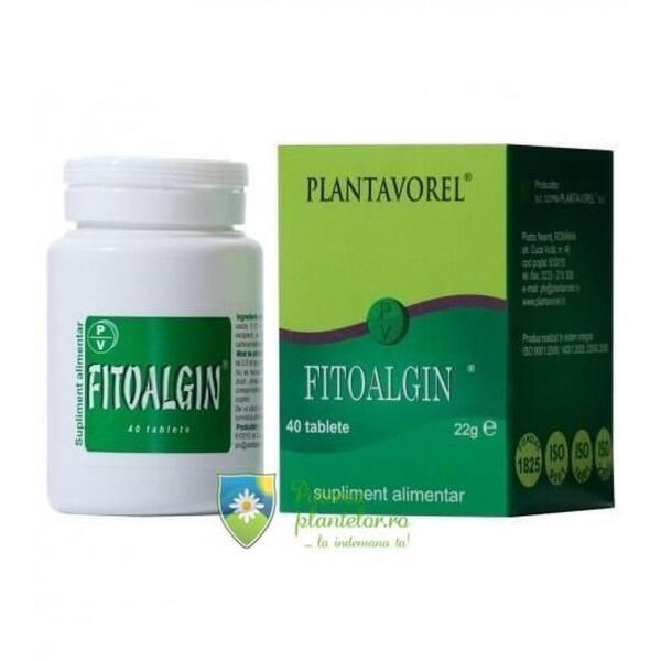 Plantavorel Fitoalgin 40 tablete