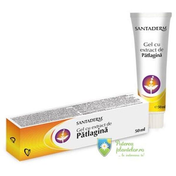 Vitalia Pharma Gel cu extract de patlagina SantaDerm 50 ml