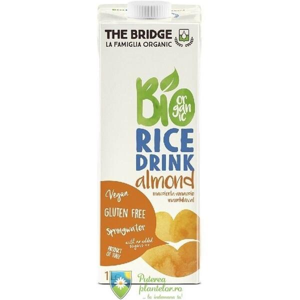 Everbio Distribution Lapte Bio din orez cu migdale 1 l