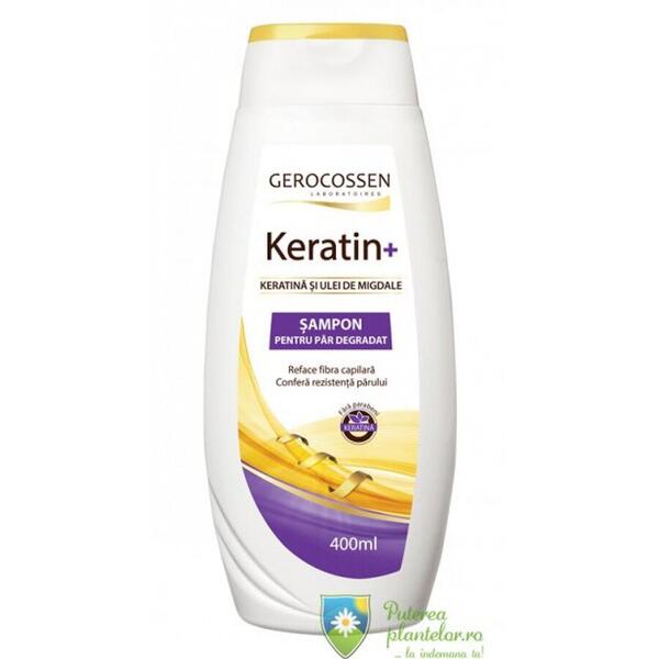 Gerocossen Sampon pentru par degradat Keratin+ 400 ml